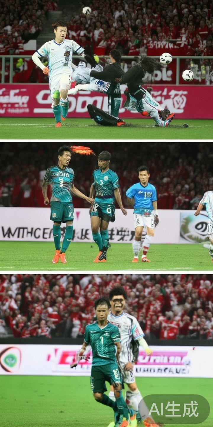 足球联赛
在上月结束的全国足球联赛中，多支球队展